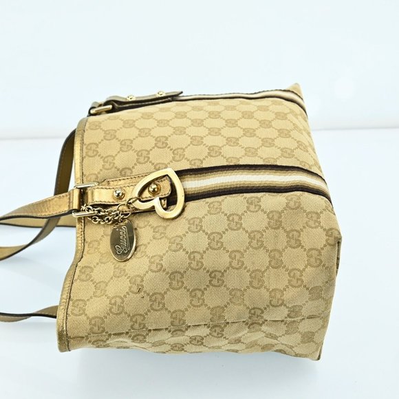 Auth Gucci Sherry Line Gg Pattern Tote #46206G26B - Picture 5 of 12